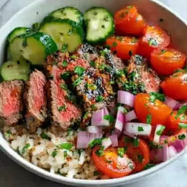 Mediterranean Steak Bowls Recipe