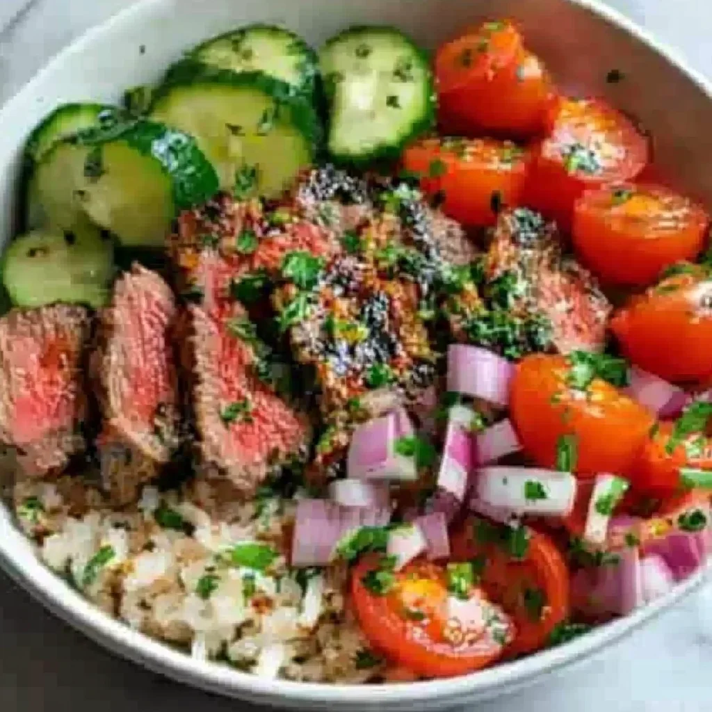Mediterranean Steak Bowls: Fresh, Bold & Ready in 30 Mins step by step