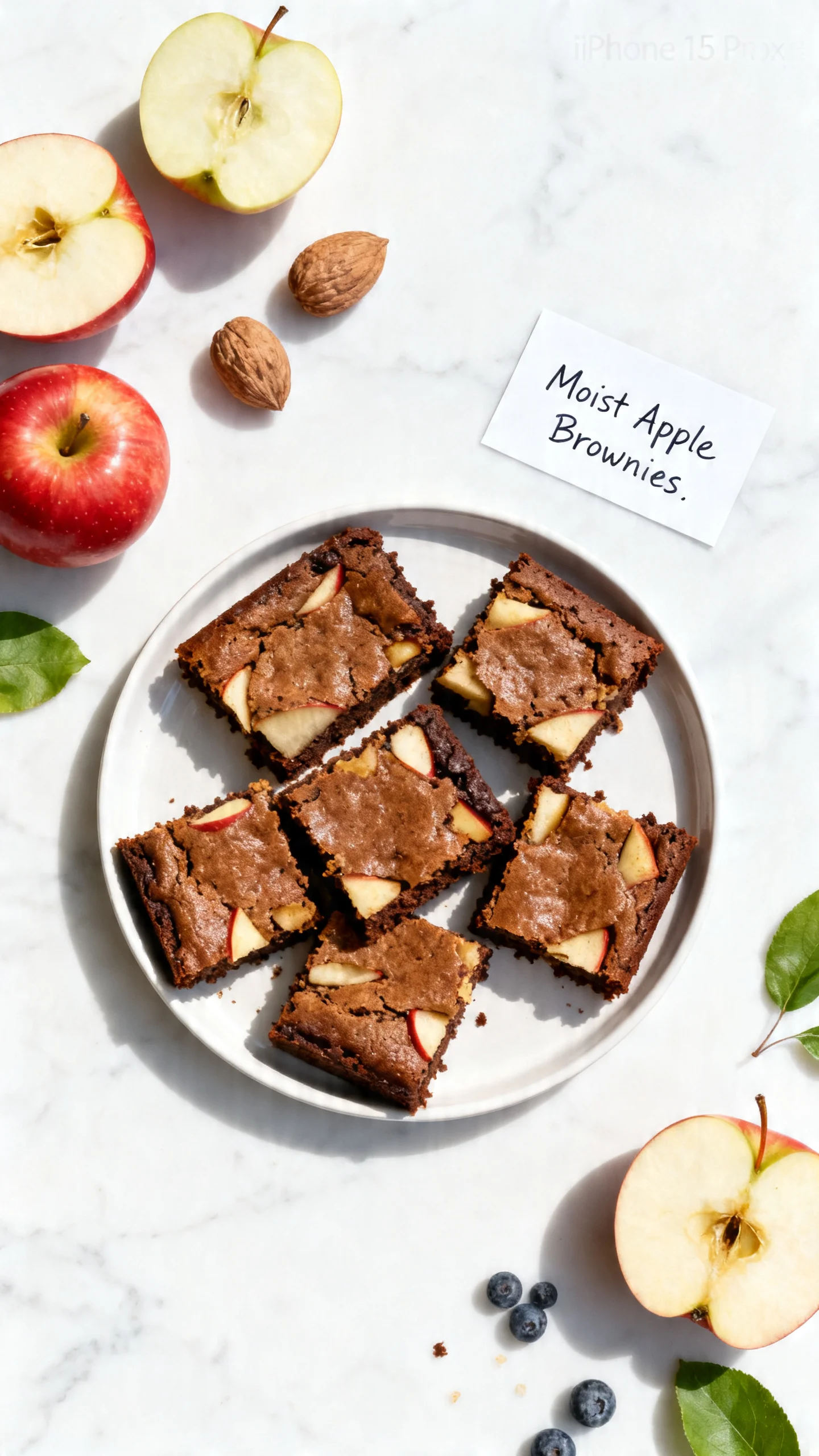 Moist Apple Brownies step by step