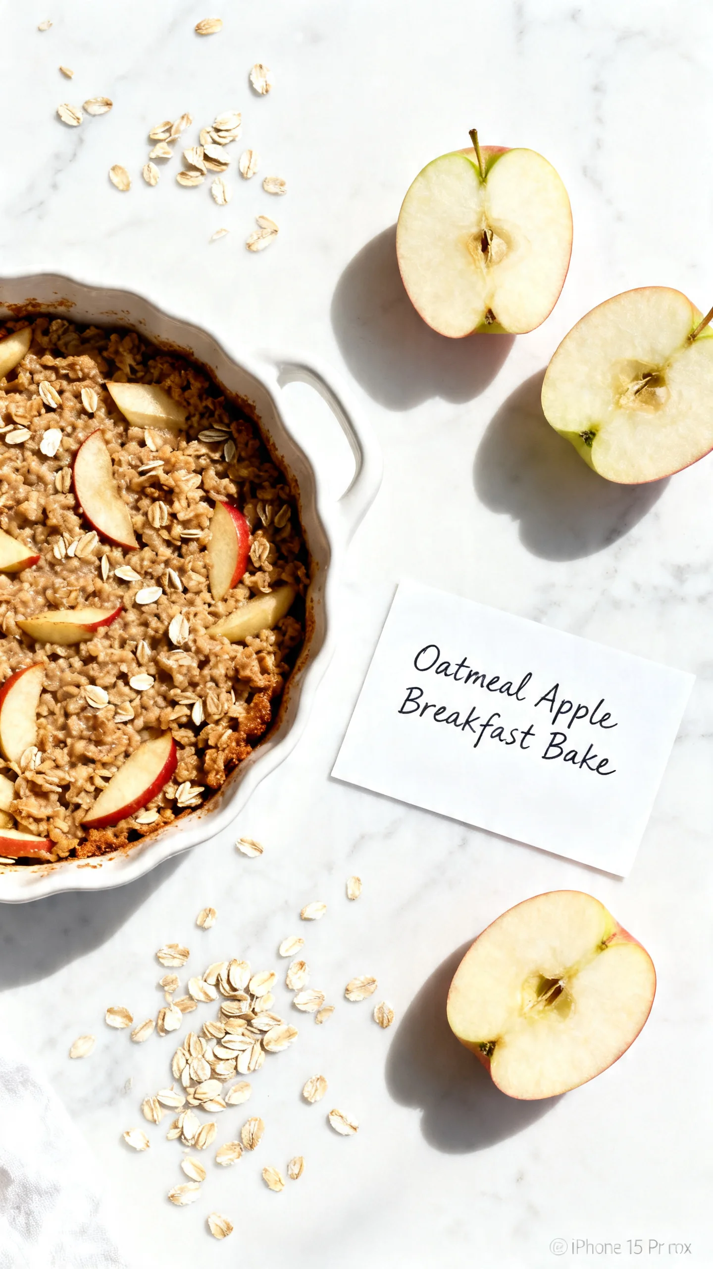 Oatmeal Apple Breakfast Bake step by step