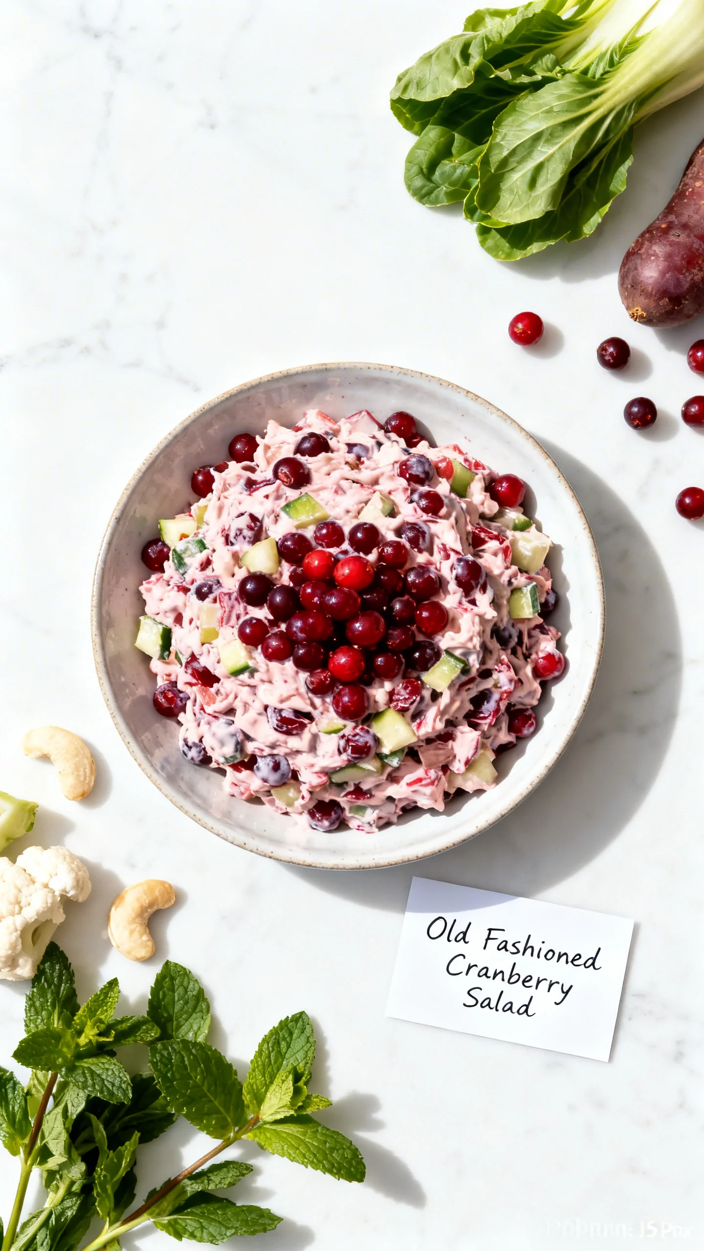 Old Fashioned Cranberry Salad step by step
