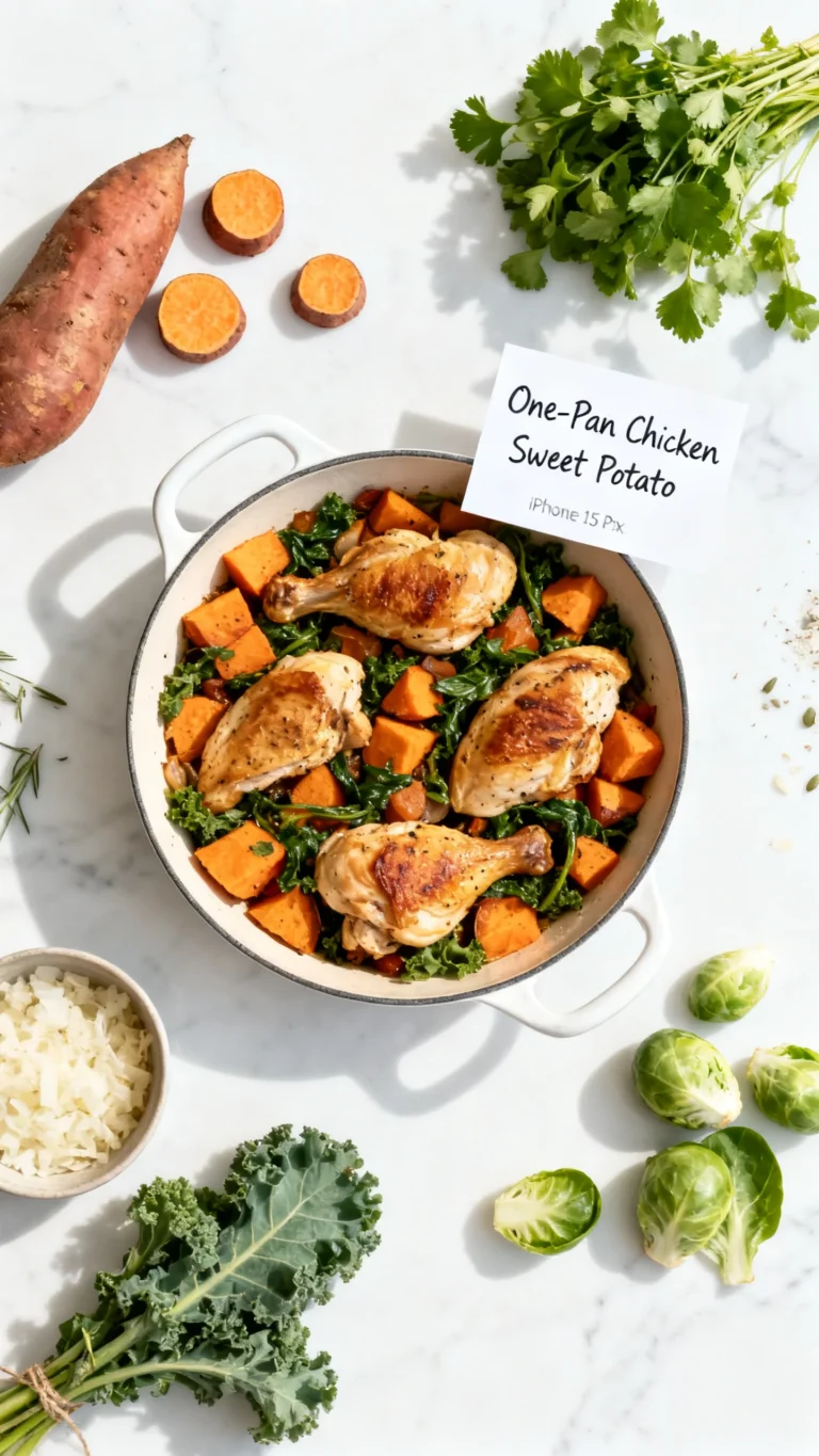 One-Pan Chicken and Sweet Potato Skillet Recipe