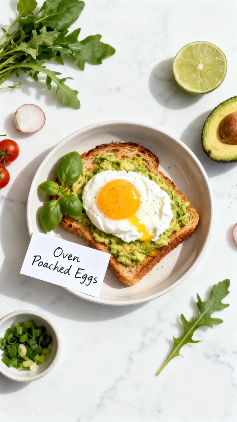 Oven Poached Eggs Recipe