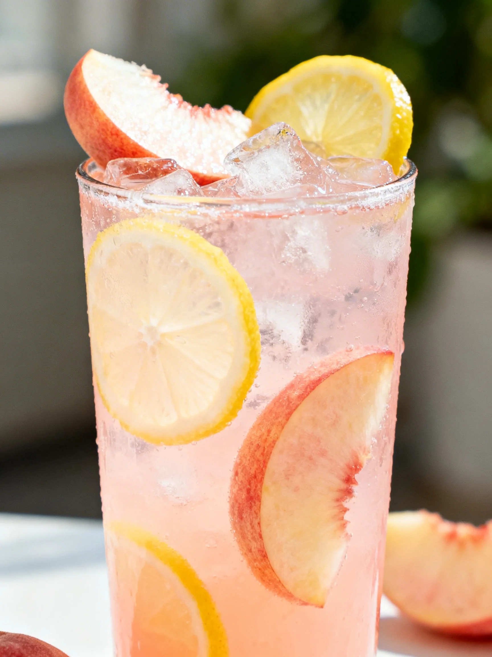 Peach Lemonade step by step