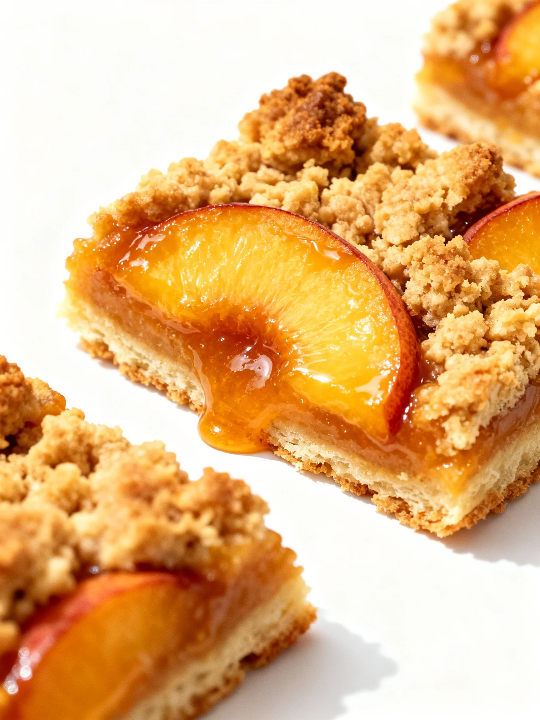 Peach Pie Crumble Bars step by step