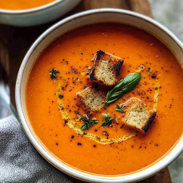 Perfect Roasted Tomato Basil Soup Recipe