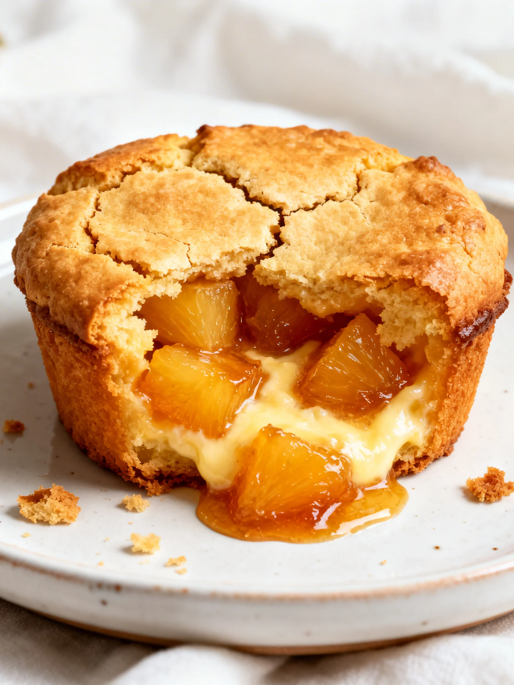 Pineapple Cream Cheese Cobbler step by step