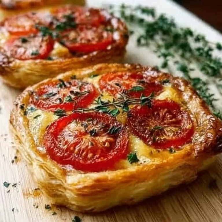 Puff Pastry Tomato Tarts Recipe