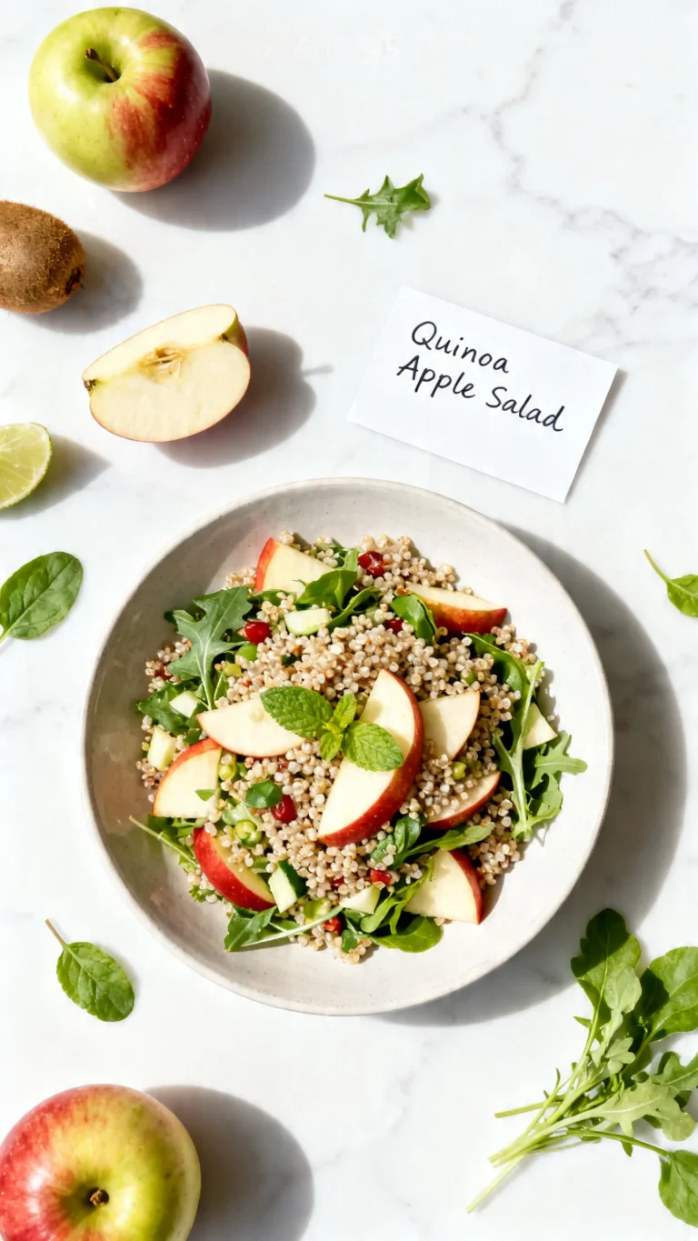Quinoa Apple Salad: A Fruity, Fresh & Flavor-Packed Favorite Recipe