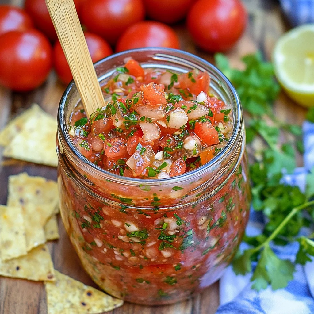 Refreshing Cherry Tomato Salsa step by step
