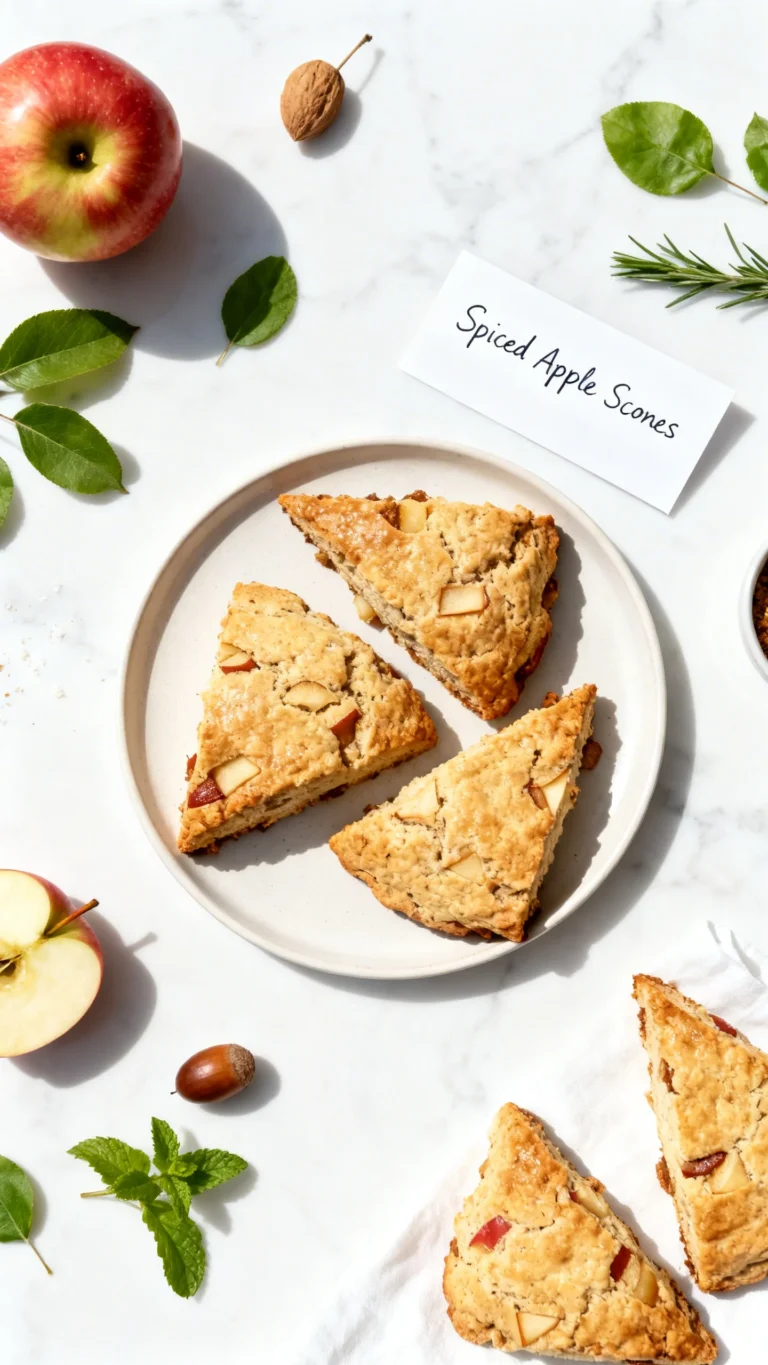 Insanely Soft Spiced Apple Scones Recipe