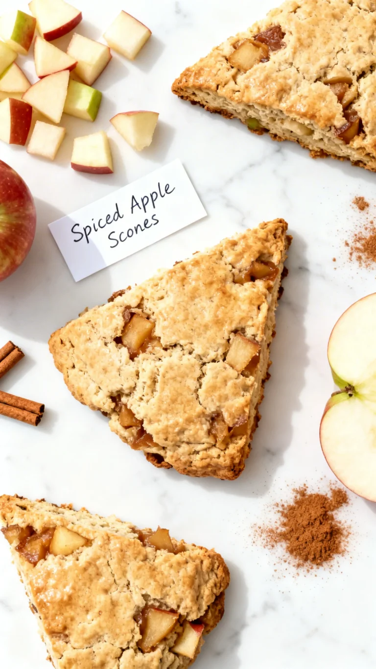 Insanely Soft Spiced Apple Scones Recipe