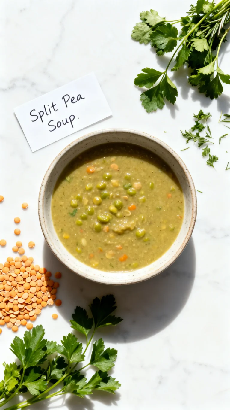 Split Pea Vegetable Soup Recipe