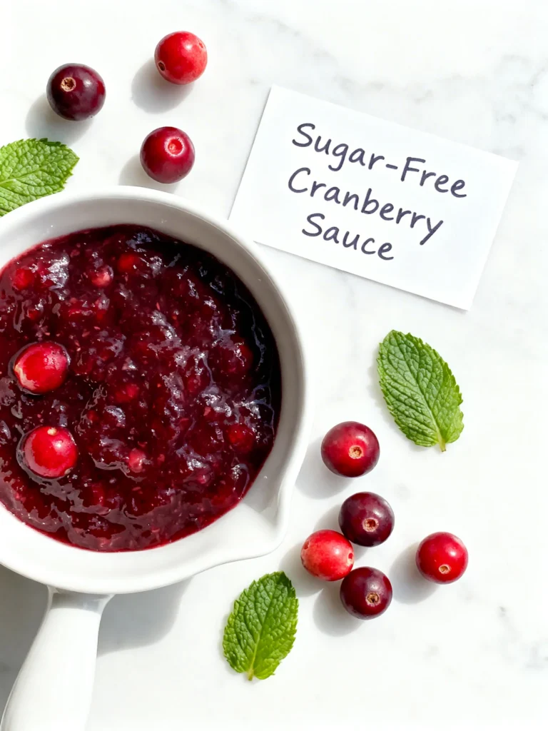 Sugar Free Cranberry Sauce Recipe 4 Ingredients