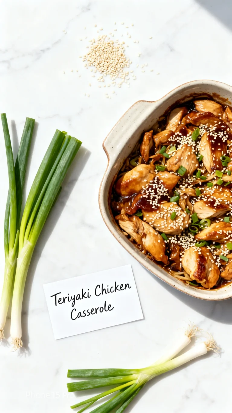 Teriyaki Chicken Casserole Recipe