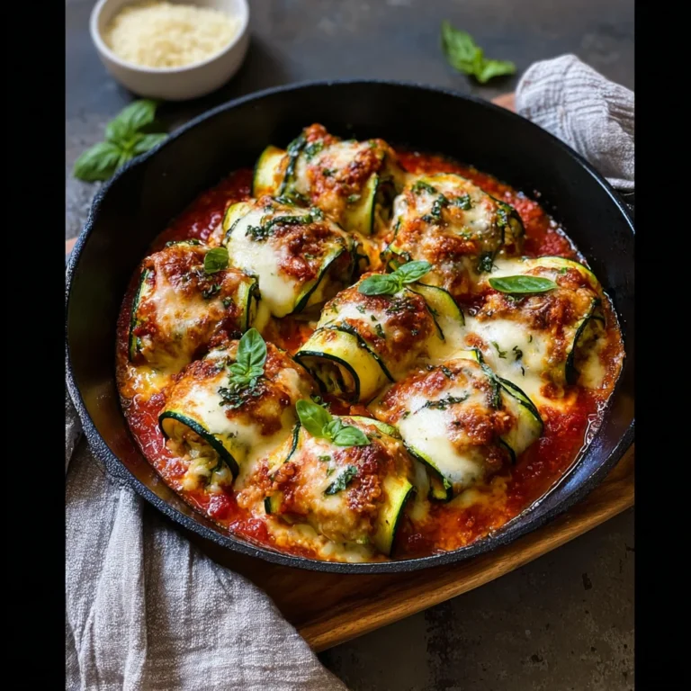 Three Cheese Zucchini Rollatini (Involtini) Recipe