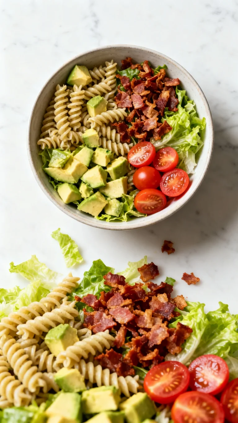 Quick Gluten Free Dairy Free BLT Pasta Salad Recipe