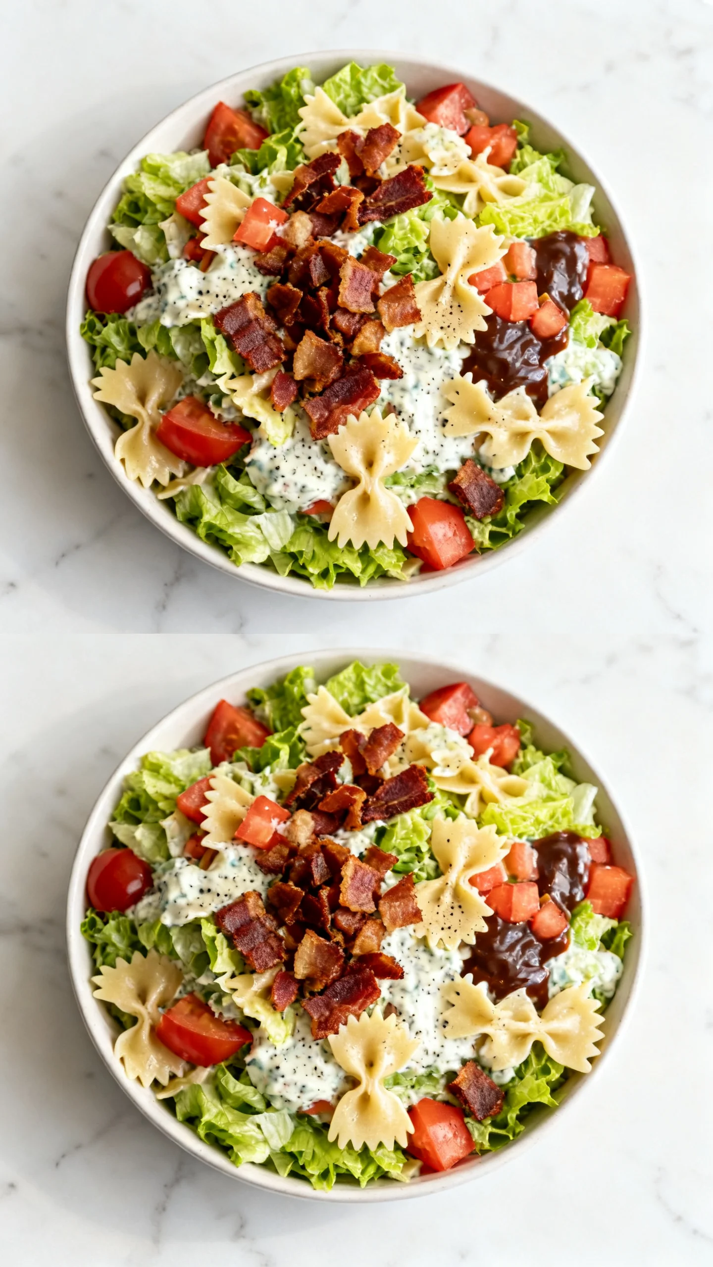 BLT Pasta Salad step by step