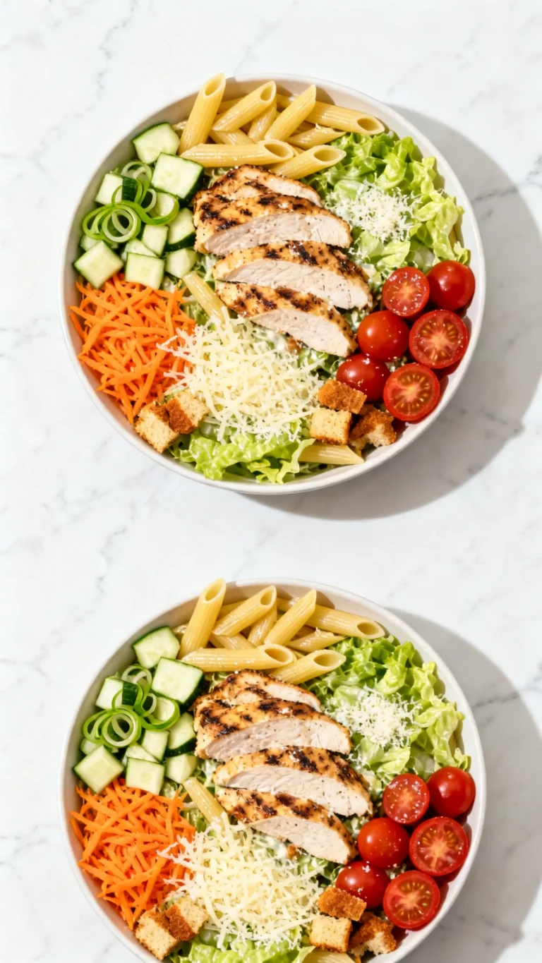 Chicken Caesar Pasta Salad Recipe