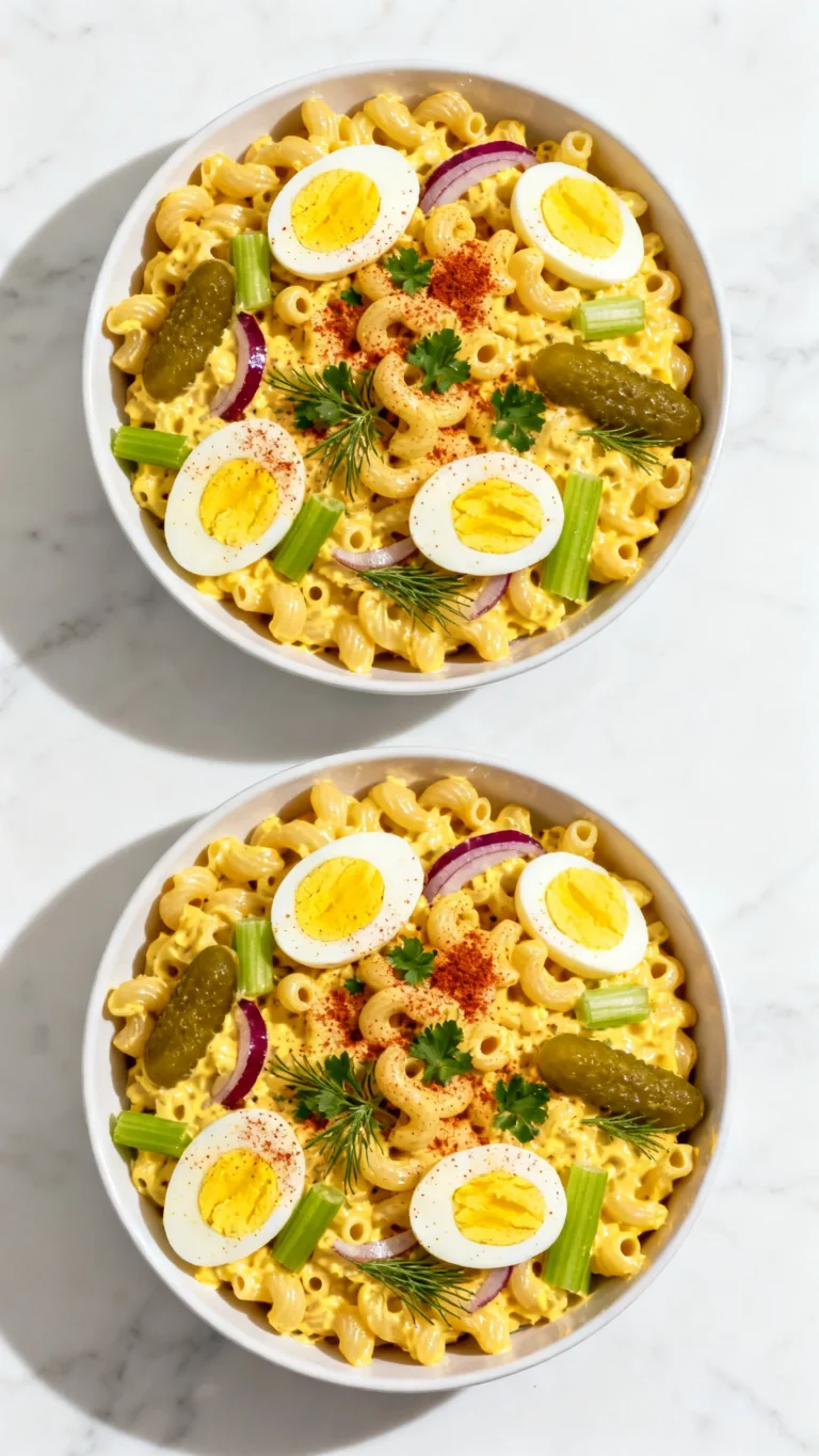 Deviled Egg Macaroni Salad Recipe