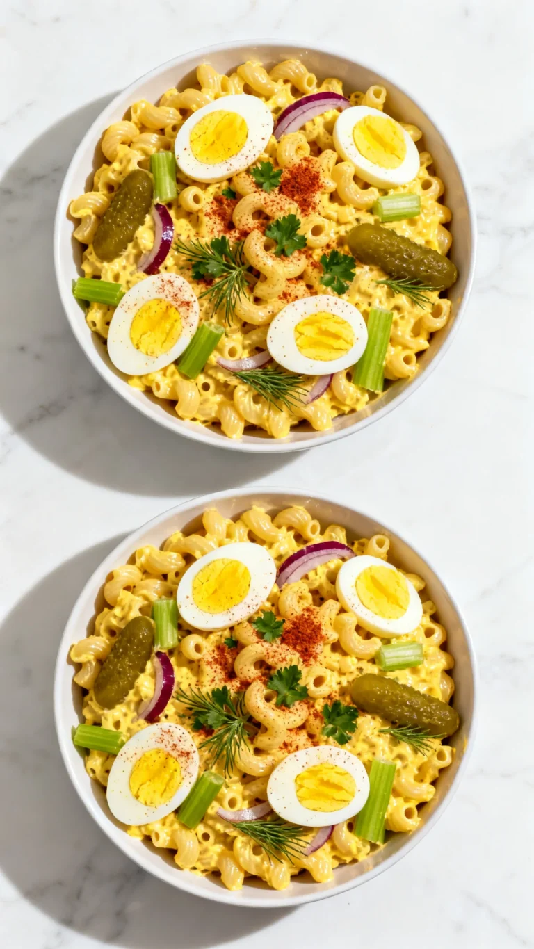 Deviled Egg Macaroni Salad Recipe