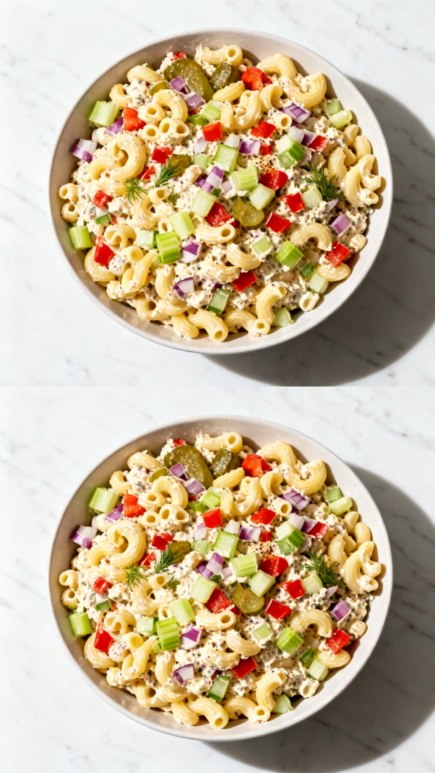 Creamy Macaroni Salad step by step