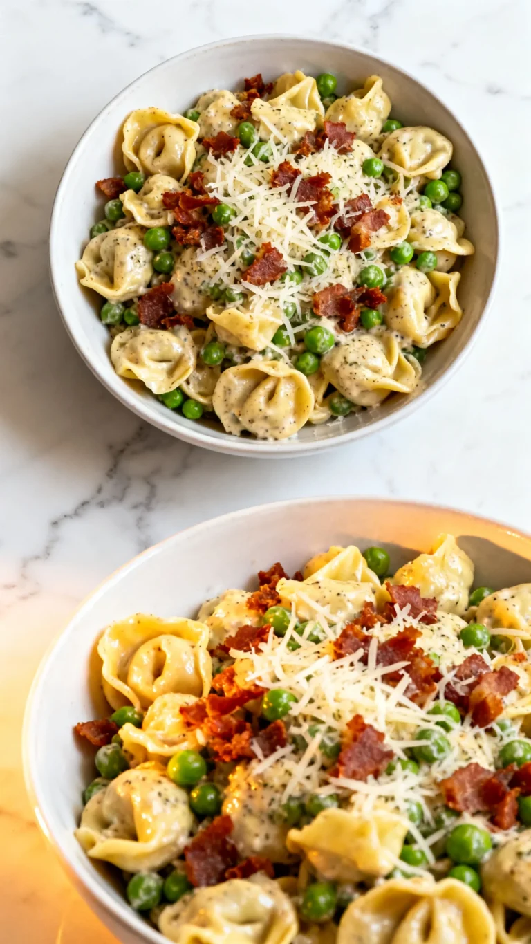 Garlic Parmesan Tortellini Salad Recipe