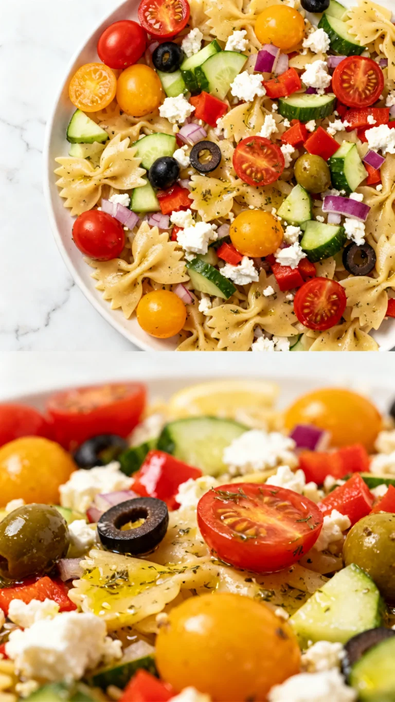 20-Minute Greek Pasta Salad Recipe