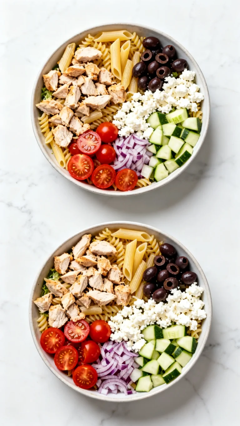 Mediterranean Chicken Pasta Salad Recipe