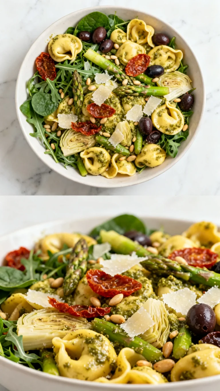 30 Minute Pesto Tortellini Salad Recipe