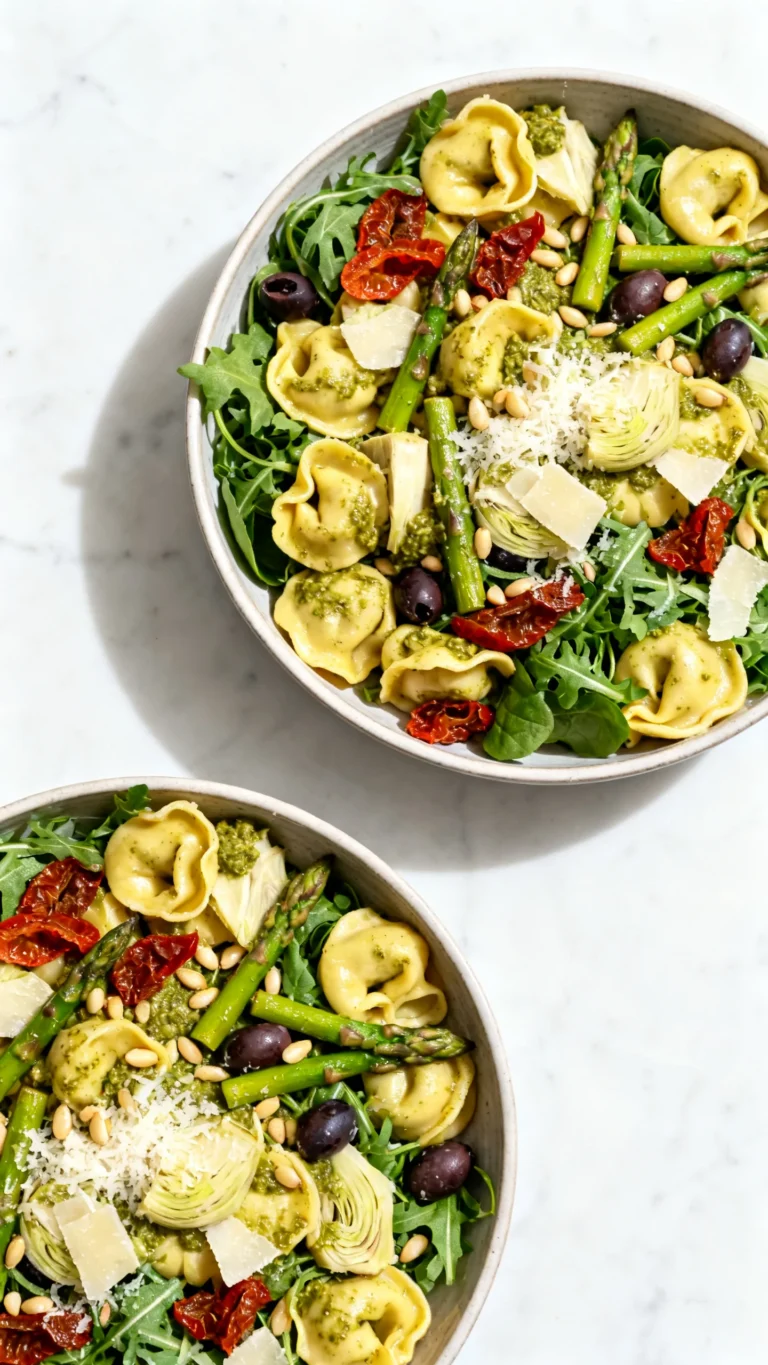 30 Minute Pesto Tortellini Salad Recipe