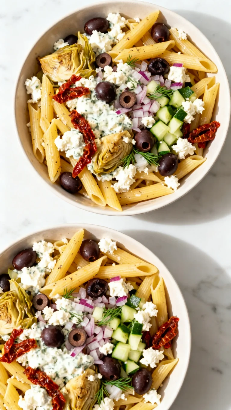 Tzatziki Pasta Salad Recipe