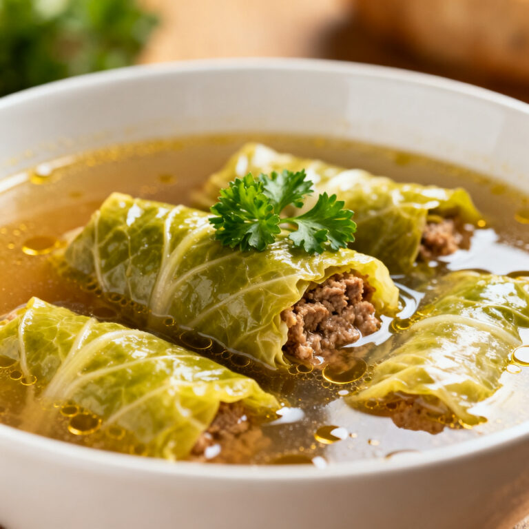 Golumpki Soup (Stuffed Cabbage Roll Soup)