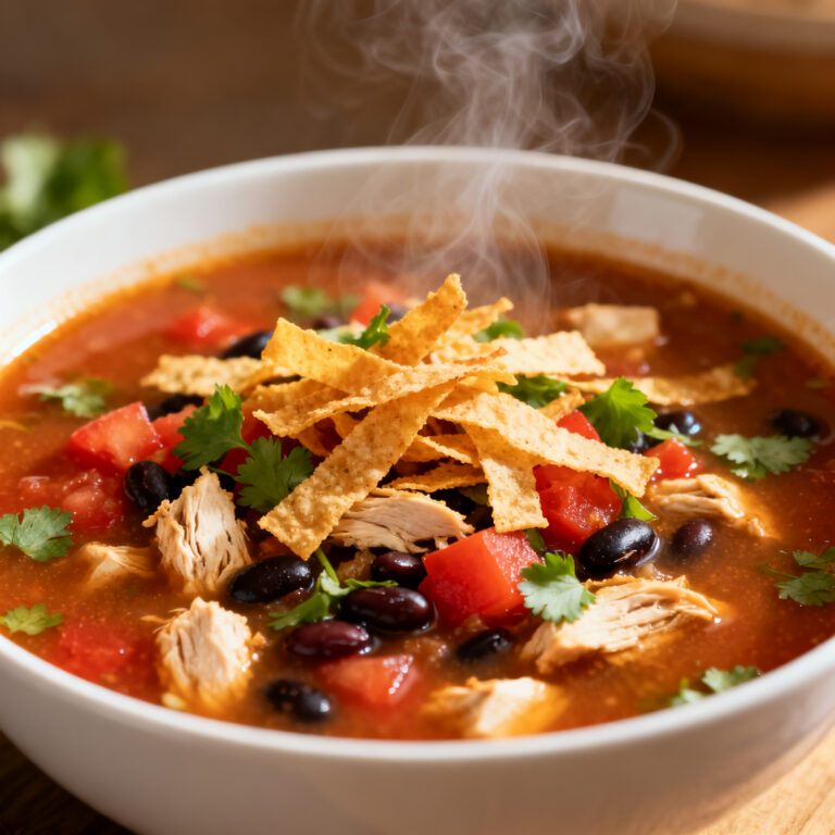 20-Minute Chicken Tortilla Soup