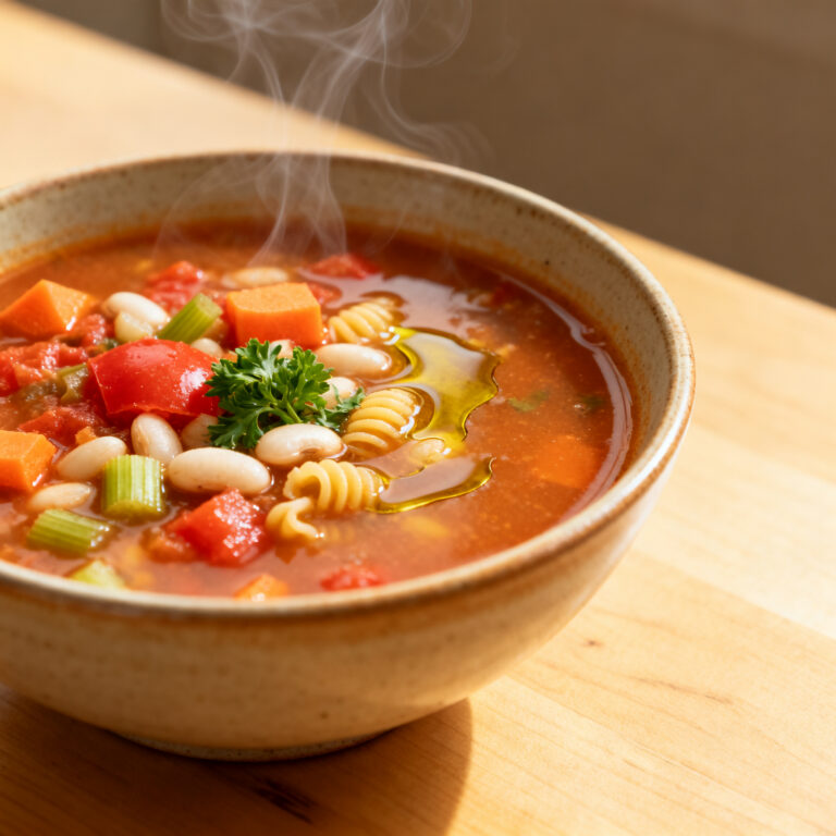 Slow Cooker Minestrone Soup