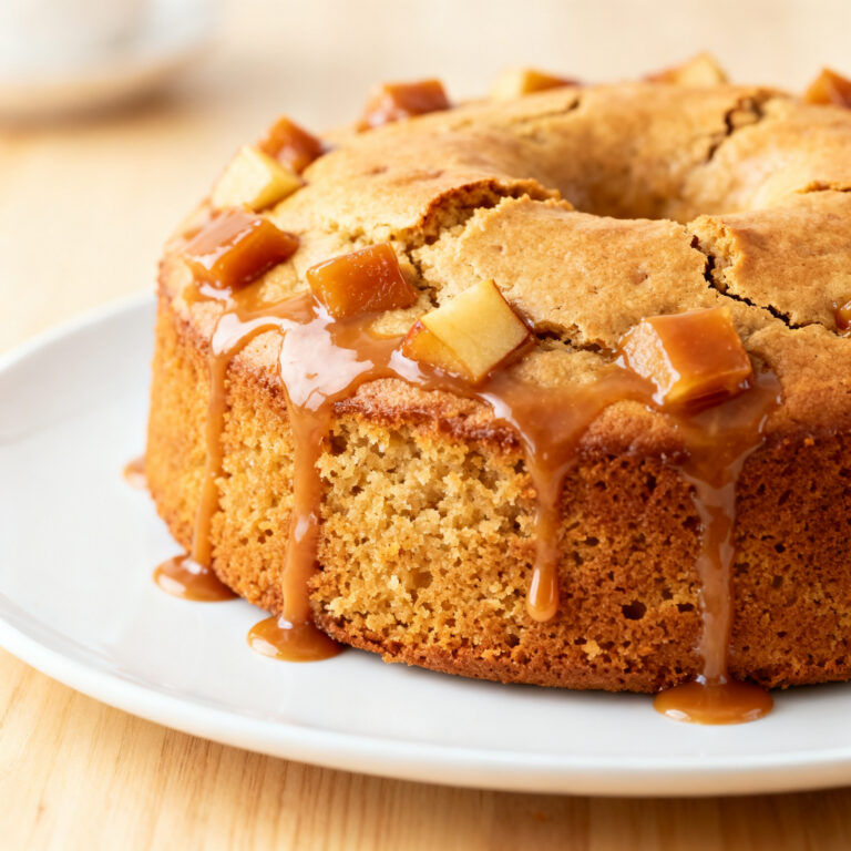 Apple Cider Caramel Cake