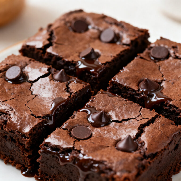 Quadruple Chocolate Brownies – Easy Cozy Fall Dessert