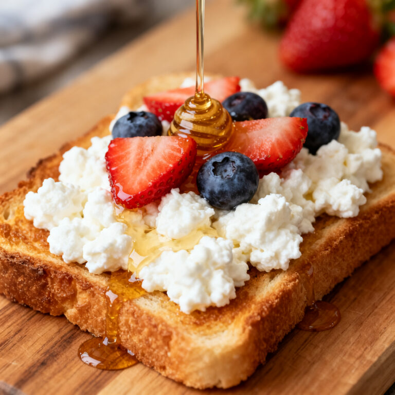 Cottage Cheese Toast (Whipped and Broiled, Not Lumpy)