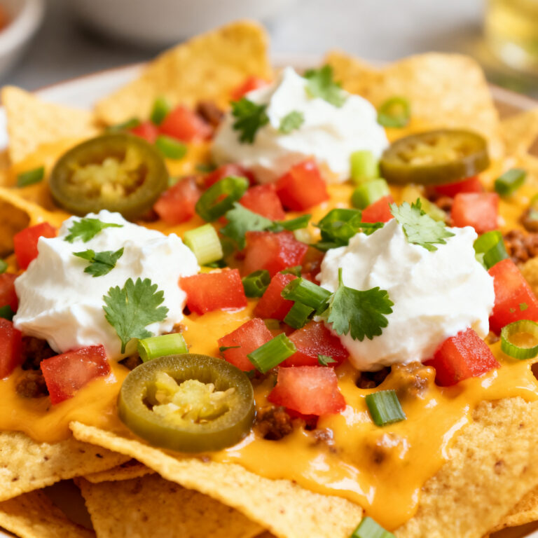 Loaded Nachos – Easy Party Appetizer for Game Day Spreads