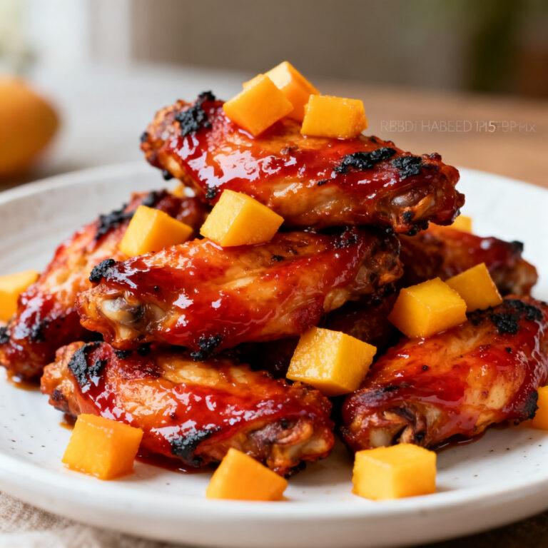 Mango Habanero Baked Wings – Sweet and Spicy Swicy Recipe