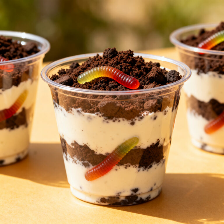 No-Bake Dirt Cake Pudding Cups (Malted, Won’t Go Watery)