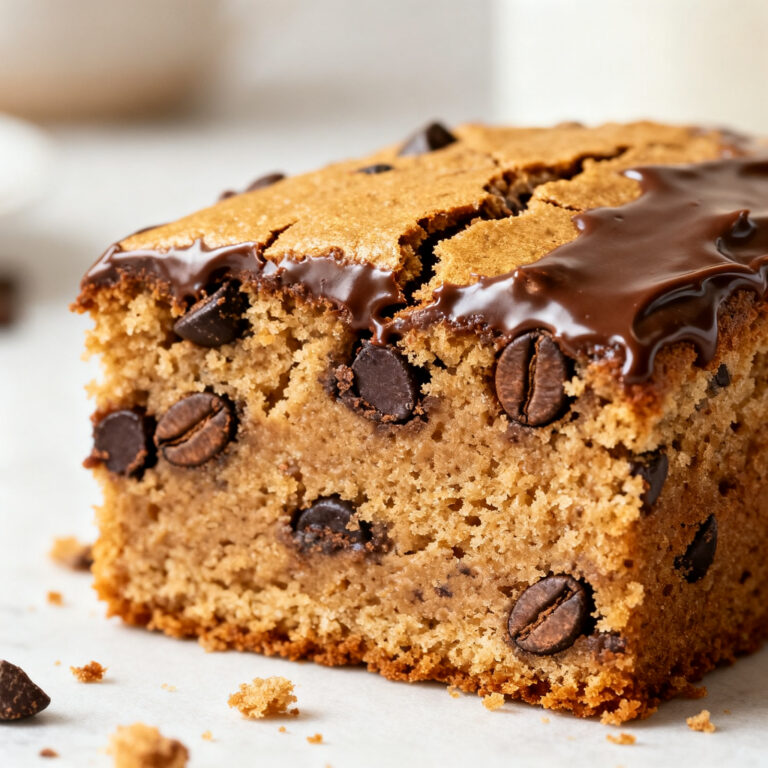 Mocha Espresso Chip Snack Cake (The Blooming-Coffee Method)